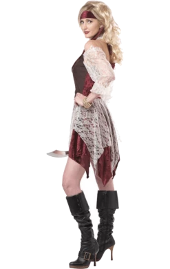California Costumes Fairytales Ladies Sultry South Seas Pirate Costume
