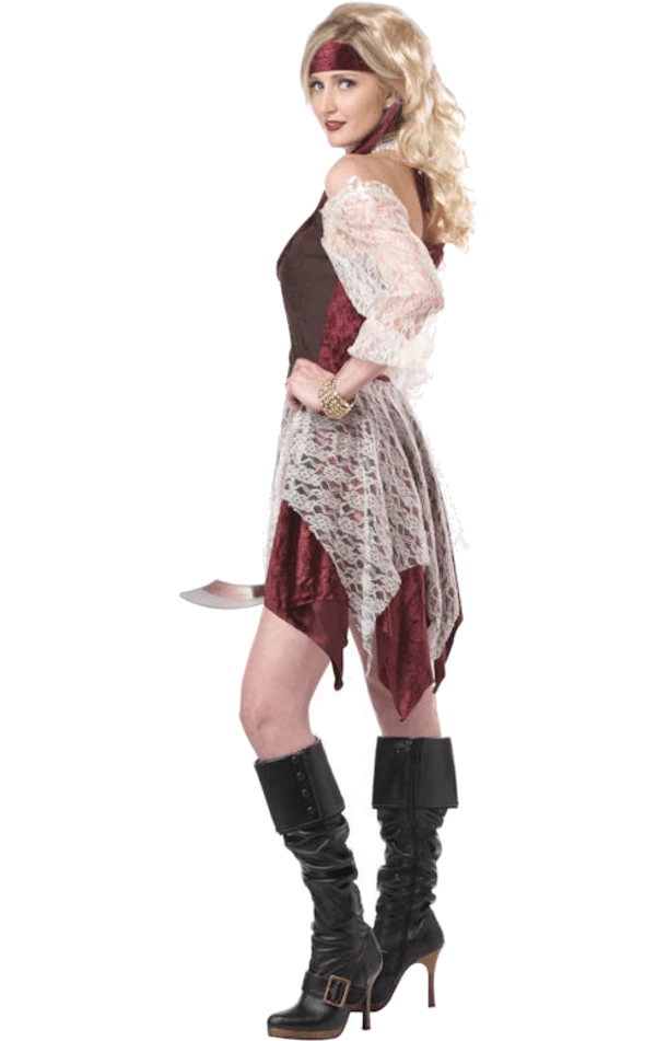 California Costumes Fairytales Ladies Sultry South Seas Pirate Costume