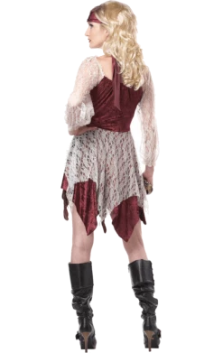 California Costumes Fairytales Ladies Sultry South Seas Pirate Costume