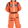 Rubies Kids Orange Astronaut Costume American / USA