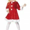 Smiffys Christmas Kids Miss Santa Costume