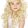 Smiffys Kids Blonde Princess Wig Book Characters