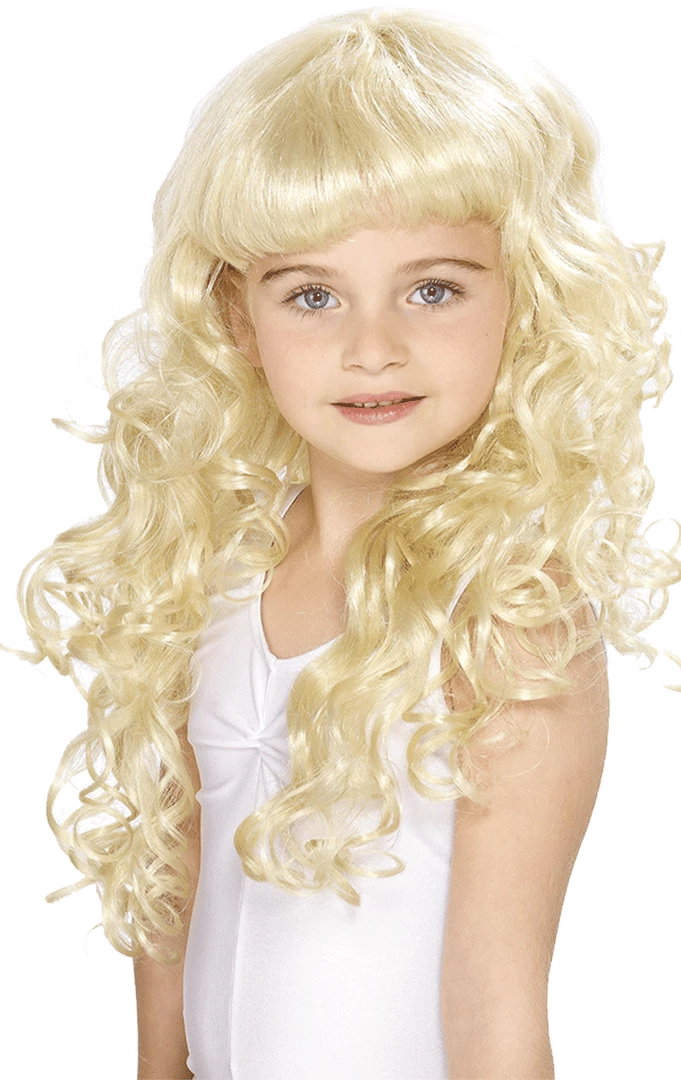 Smiffys Kids Blonde Princess Wig Book Characters