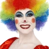 Bristol Novelty Circus Rainbow Clown Afro Wig