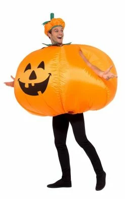 Smiffys Adult Inflatable Pumpkin Costume Inflatable Costumes