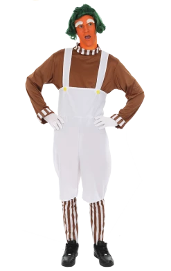 Orion Costumes Book Characters Adult Mens Oompa Loompa Costume