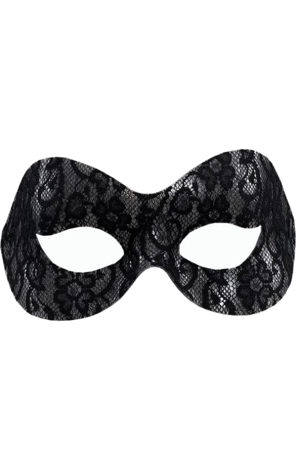 Bristol Novelty Black Lace Eye Facepiece
