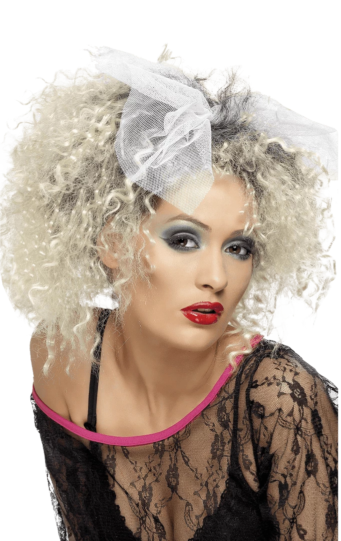 Smiffys 80s Wild Madonna Light Blonde Wig Music & Pop/Rock Stars