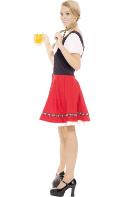 Orion Costumes Around The World Womens Red Oktoberfest Bavarian Costume