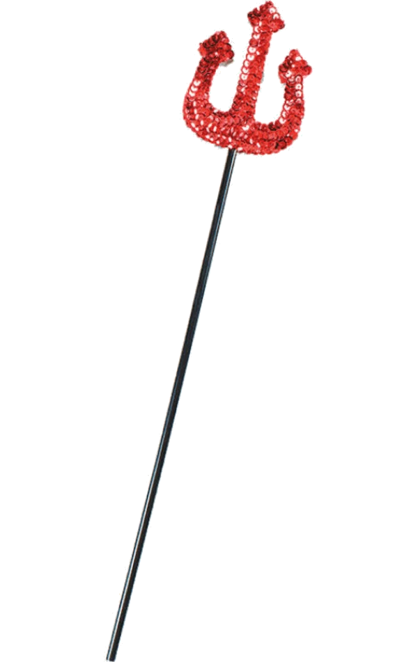 Bristol Novelty Sequinned Devil Trident Halloween