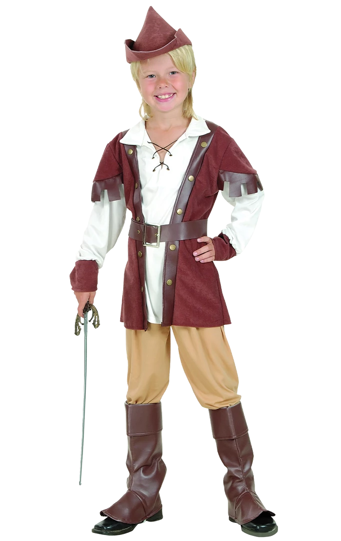Bristol Novelty British / UK Boys Robin Hood Costume