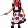 Bristol Novelty Kids Cowgirl Costume With Hat