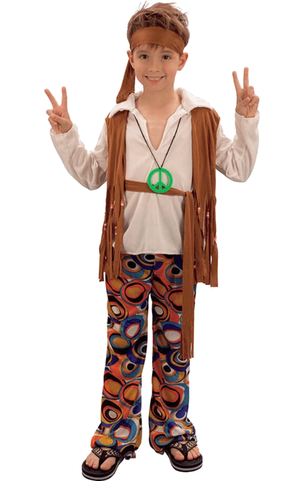 Bristol Novelty Kids Fringed Hippy Costume