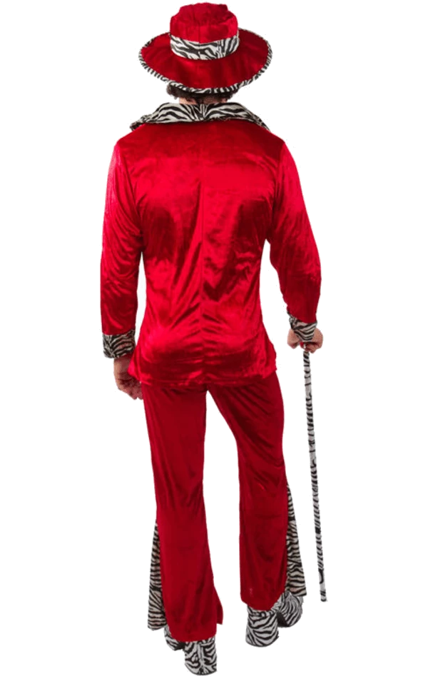 Orion Costumes Adult Red Pimp Costume