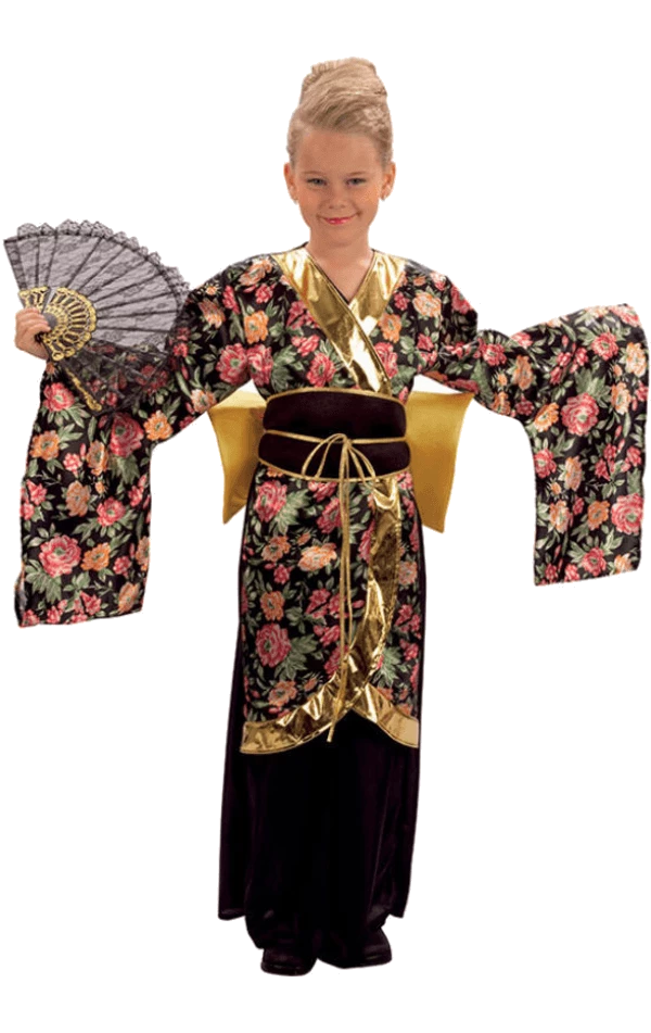 Bristol Novelty Childrens Geisha Japanese Costume Around The World