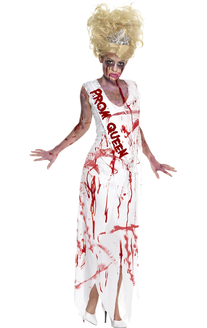 Smiffys Adult Zombie Prom Queen Costume Movies