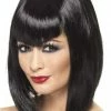 Smiffys Vamp Short Black Wig All Accessories
