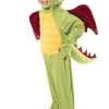 Bristol Novelty Kids Green Hooded Dragon Costume