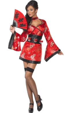 Smiffys Around The World Vodka Geisha Costume