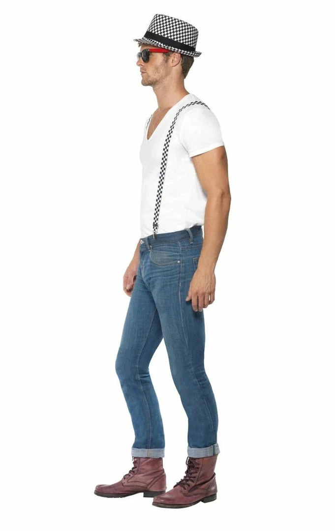 Smiffys 80s Monochrome Kit 1980's