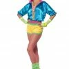 Smiffys Womens 80s Roller Disco Girl Costume