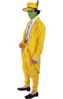 Orion Costumes Manic Superhero Jim Carrey Costume