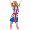 Orion Costumes Around The World Womens Union Jack Spice Girl Costume