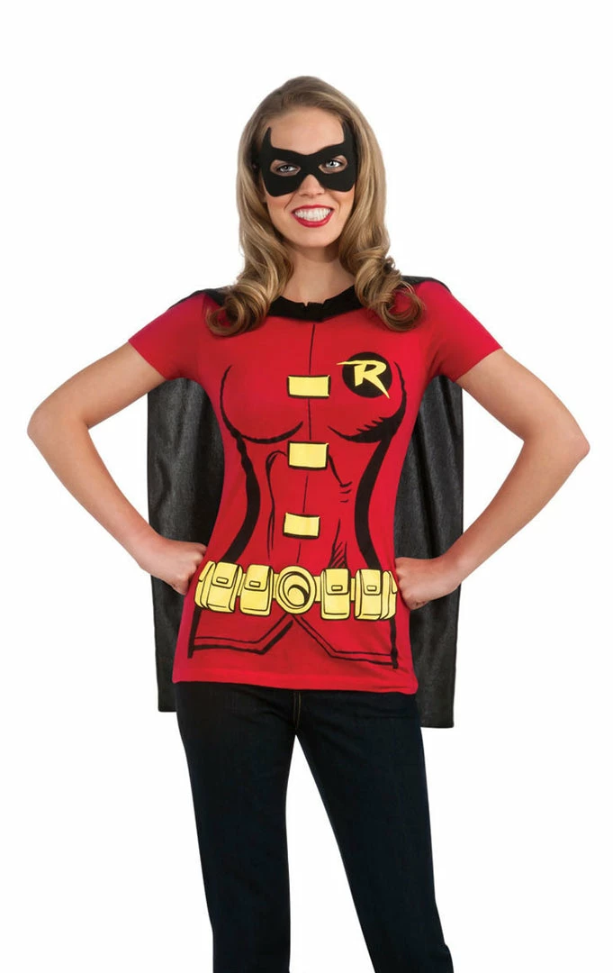 Rubies Womens Caped Robin T-Shirt