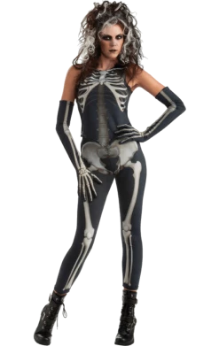 Rubies Ladies X-Ray Skeleton Costume