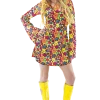 Orion Costumes Ladies Flower Hippy Costume Costumes Under £20