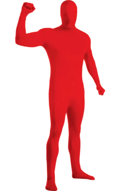 Rubies Adult Red Second Skin Costume Costumes Under £20