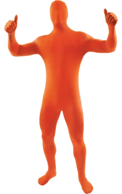 Orion Costumes Novelty Adult Second Skin Suit Orange