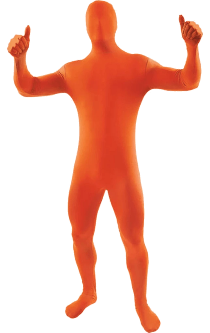 Orion Costumes Novelty Adult Second Skin Suit Orange