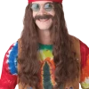 California Costumes 1960's Mens Hippie Wig & Moustache