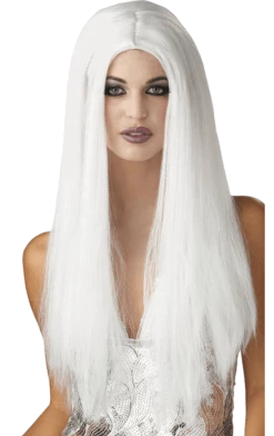 Palmer Long White Wig Halloween