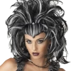 Palmer Halloween Black & White Evil Sorceress Wig