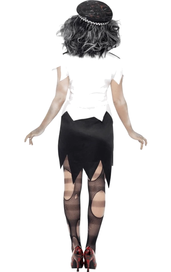 Smiffys Womens Zombie Police Lady Costume