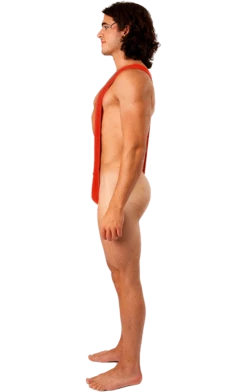 Orion Costumes Adult Fiery Red Borat Mankini Costumes Under £20