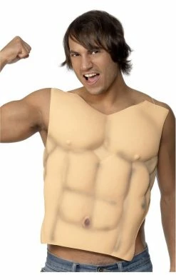 Smiffys Novelty Muscle Man Chest