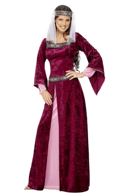 Smiffys Womens Red Maid Marion Costume Book Characters
