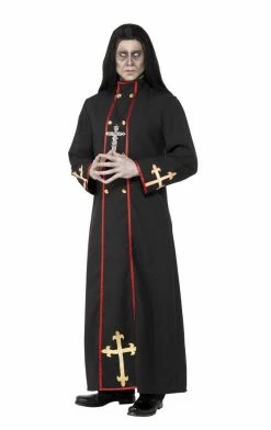 Smiffys Religion Reverend Of Death Costume