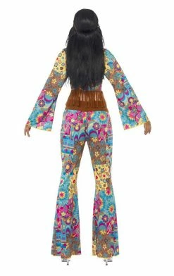 Smiffys Flower Hippy Costume 1960's