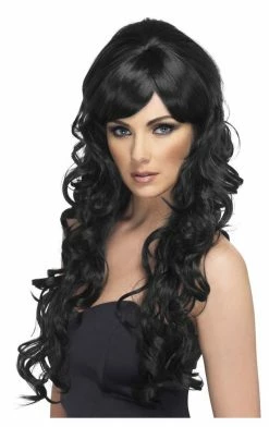 Smiffys Black Pop Starlet Wig Music & Pop/Rock Stars