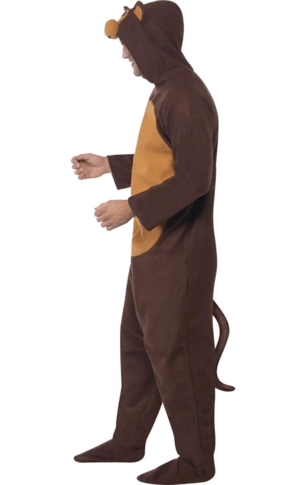 Smiffys Animals Monkey Onesie Costume