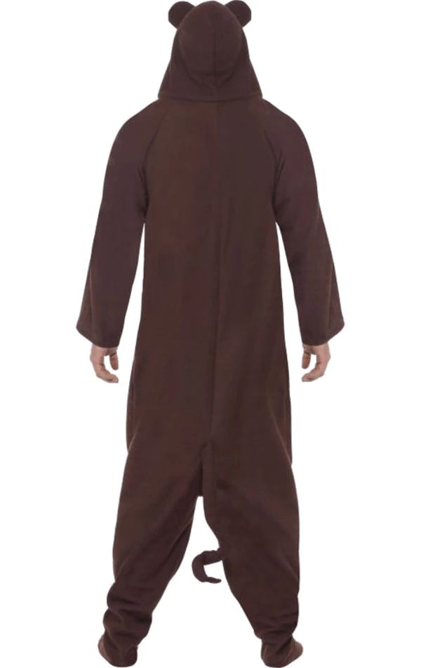 Smiffys Animals Monkey Onesie Costume