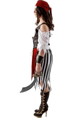 Orion Costumes Book Characters Ladies Pirate Jailbird Costume