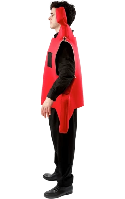 Orion Costumes Aliens Adult Red Space Invader Costume