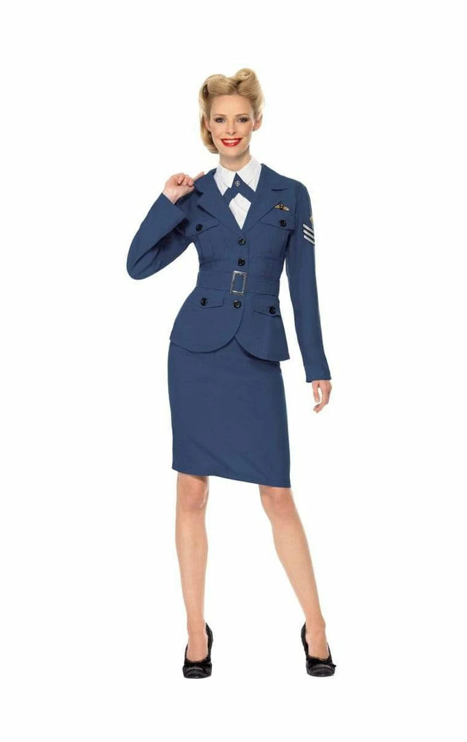 Smiffys Womens WWII Aviation Pilot Costume Military