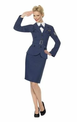 Smiffys Womens WWII Aviation Pilot Costume Military
