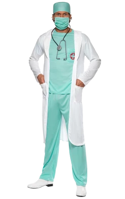 Smiffys Doctors & Nurses Doctors Uniform Costume